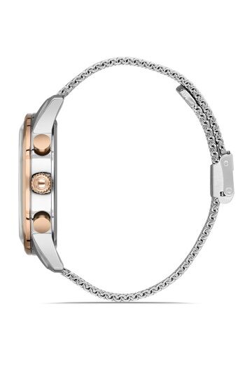 Ferro 43 mm Gümüş Hasır Kordon Erkek Kol Saati FM11039C-E3 FM11039C-E3