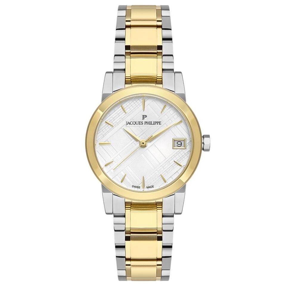 Jacques Philippe JPQLS317328YG 30 Altın Rengi / Metalik Gri Kadın Kol Saati