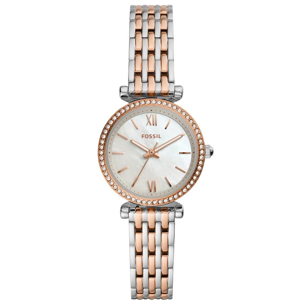 Fossil FES4649 28 mm Rose Gold / Metalik Gri Kadın Kol Saati