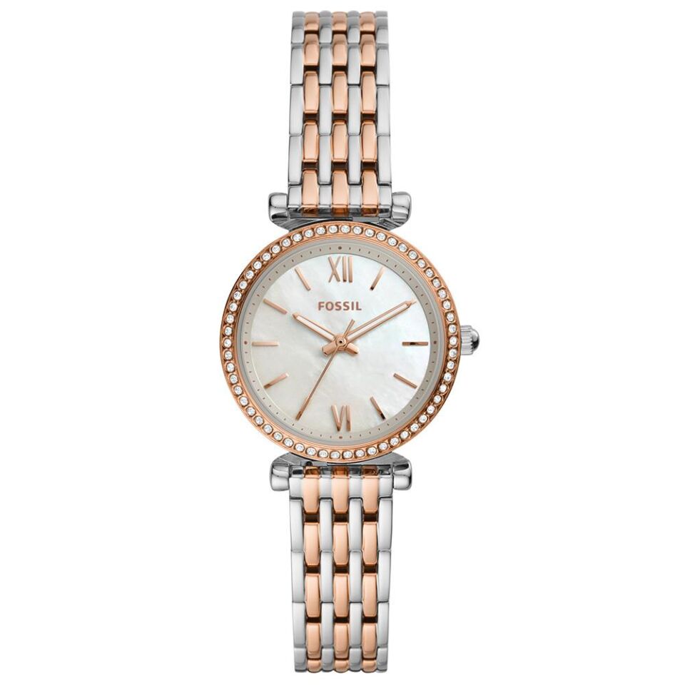 Fossil FES4649 28 mm Rose Gold / Metalik Gri Kadın Kol Saati