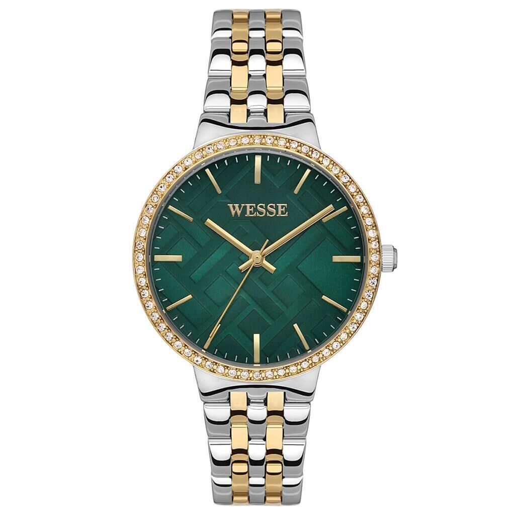 Wesse WWL110006 Çelik Altın/Metalik Gri 36 mm Kadın Kol Saati