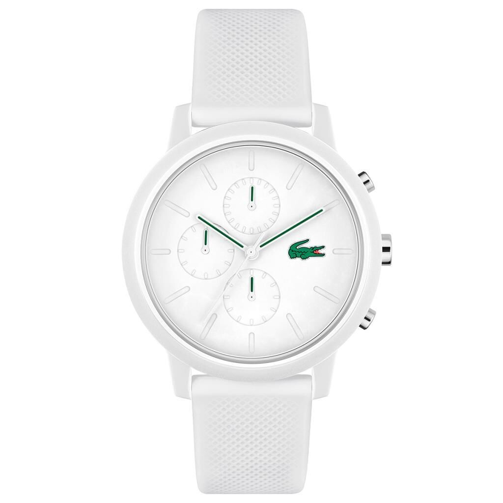 Lacoste 2011246 43 mm Beyaz Erkek Kol Saati