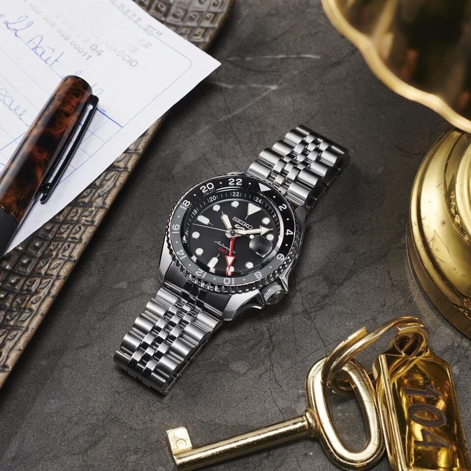 Seiko SSK001K Otomatik Çelik Gri Siyah Kadran 42 mm Erkek Kol Saati