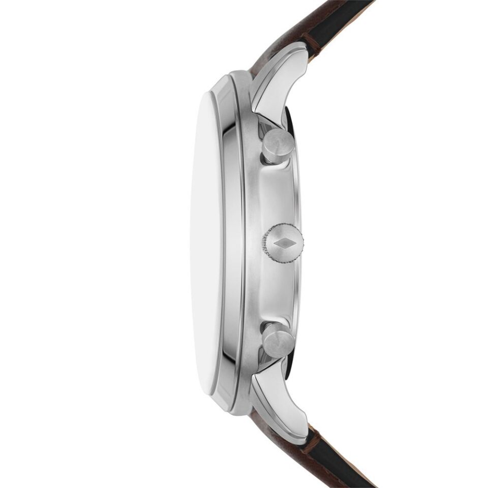 Fossil FFS6024 Quartz Deri Kahverengi 44 mm Erkek Kol Saati