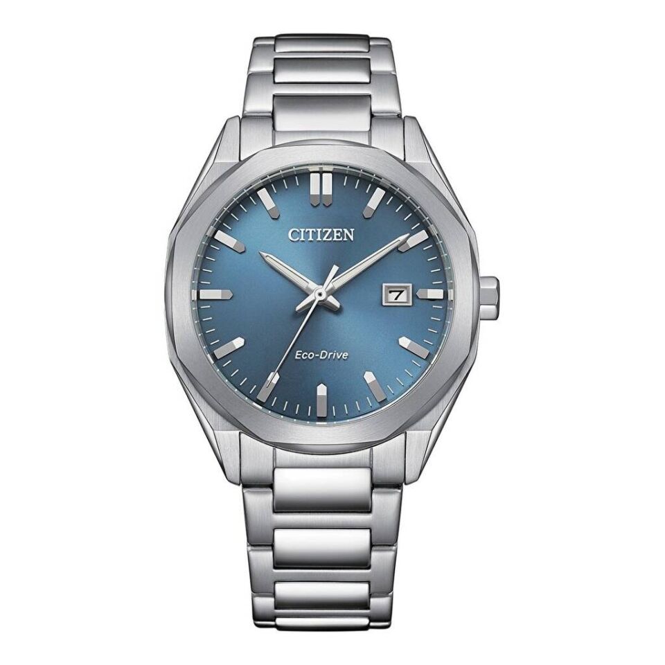 Citizen BM7620-83M Quartz Çelik Gri Mavi Kadran 10 ATM 38 mm Erkek Kol Saati