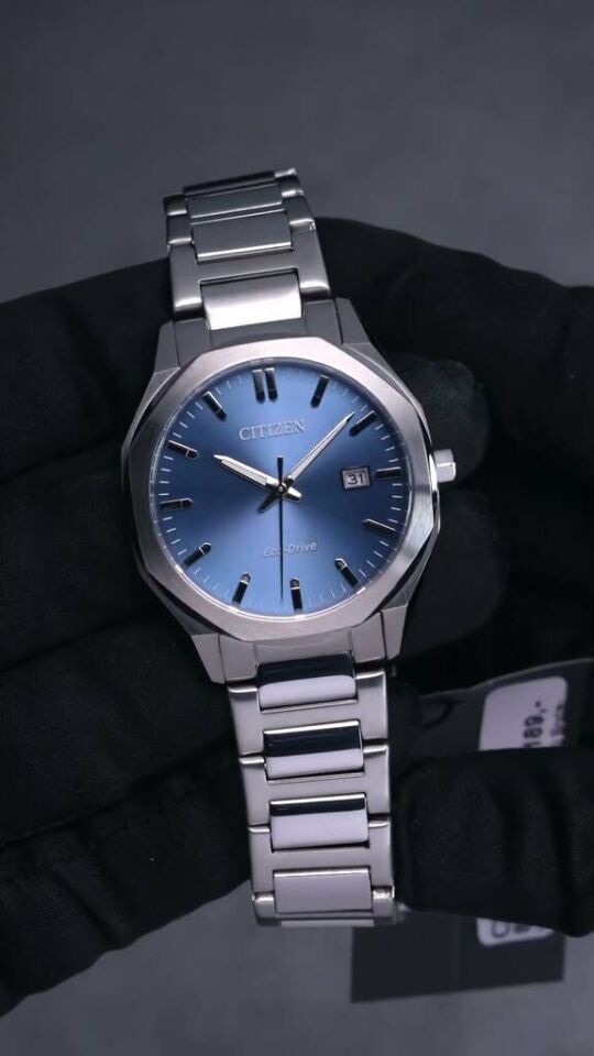 Citizen BM7620-83M Quartz Çelik Gri Mavi Kadran 10 ATM 38 mm Erkek Kol Saati