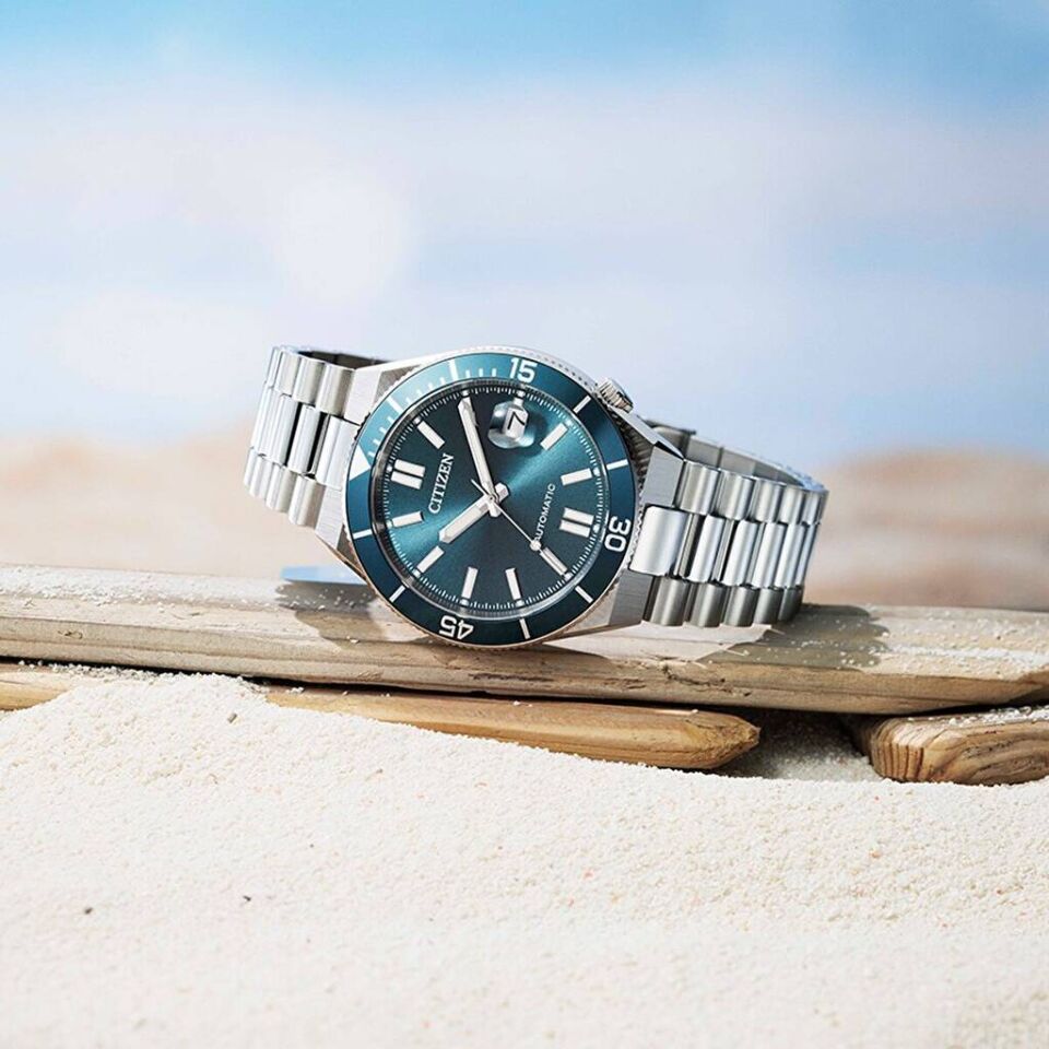 Citizen NJ0231-56L Otomatik Gri Safir 10 ATM 40 mm Erkek Kol Saati