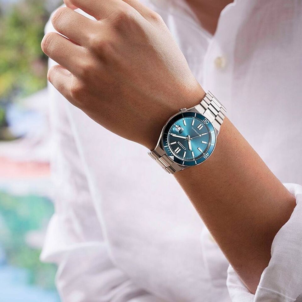Citizen NJ0231-56L Otomatik Gri Safir 10 ATM 40 mm Erkek Kol Saati