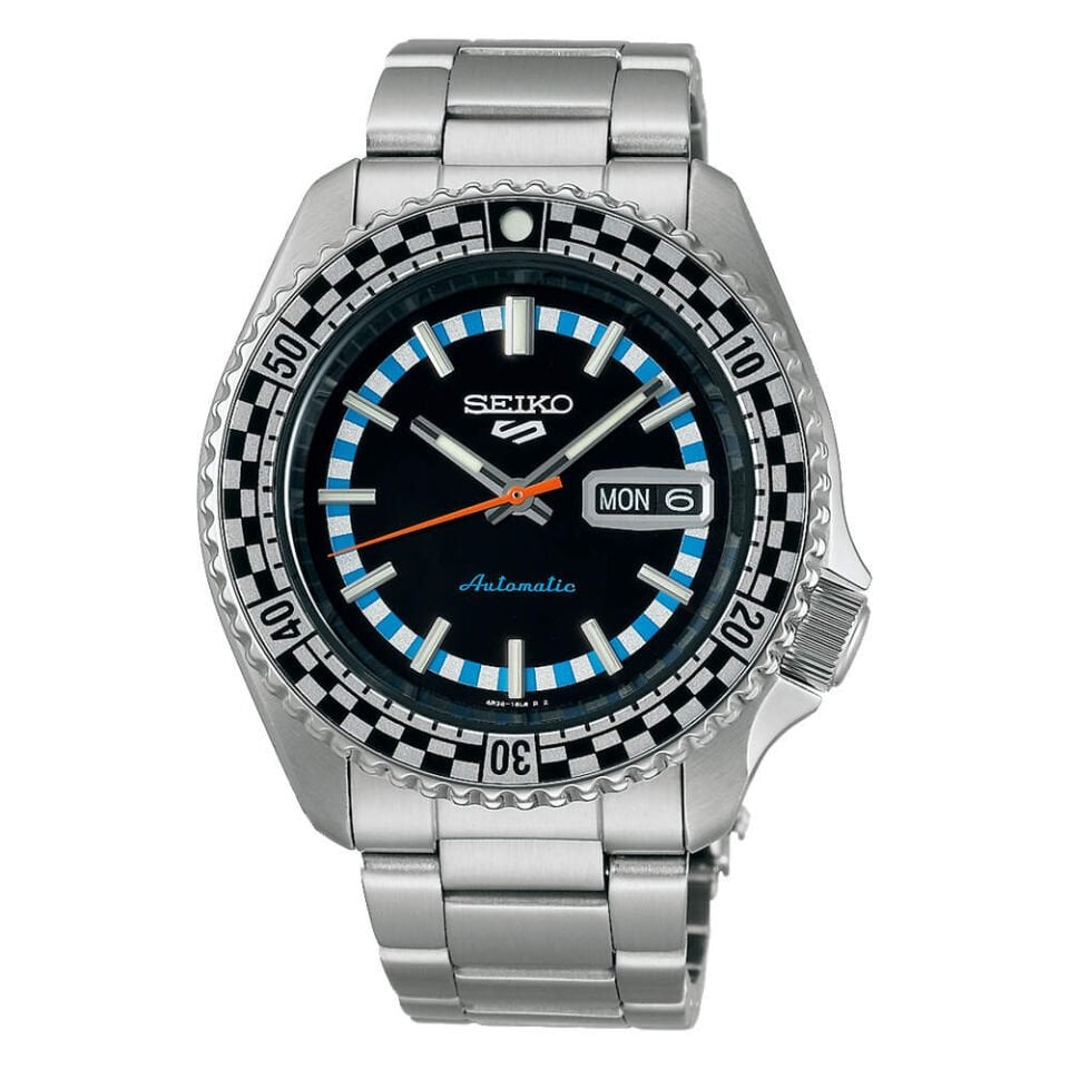 Seiko SRPK67K KurOtomatik Çelik Gri Siyah Kadran 10 ATM Hardlex Cam 43 mm Erkek Kol Saati