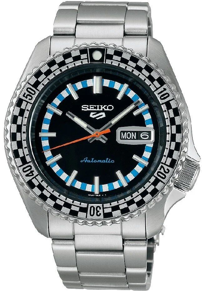 Seiko SRPK67K KurOtomatik Çelik Gri Siyah Kadran 10 ATM Hardlex Cam 43 mm Erkek Kol Saati