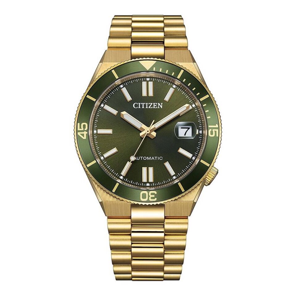 Citizen NJ0232-53X Otomatik Altın Rengi Safir 10 ATM 40 mm Erkek Kol Saati