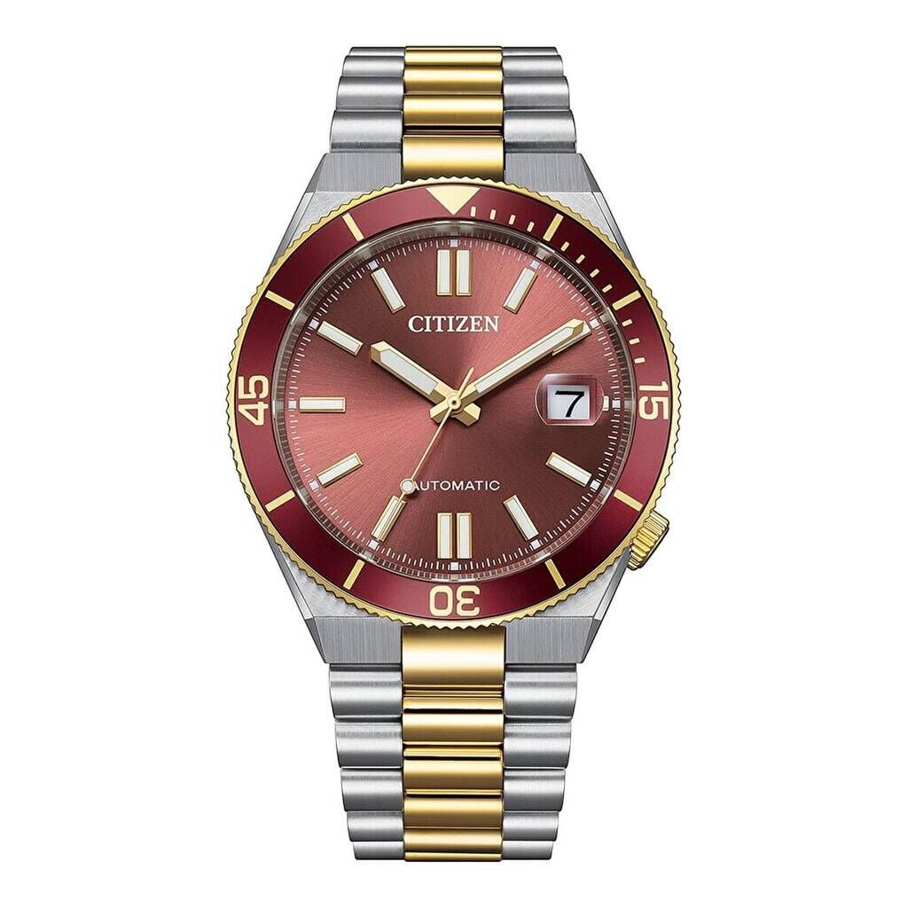 Citizen NJ0234-58X Otomatik Gri Altın Rengi Safir 10 ATM 40 mm Erkek Kol Saati