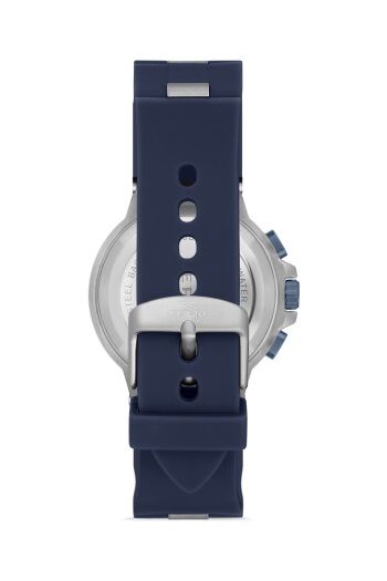 Ferro Lacivert Silikon Kordon Erkek Kol Saati FM11539DWT-L3 Fonksiyonları Aktif 3ATM Su Geçirmez