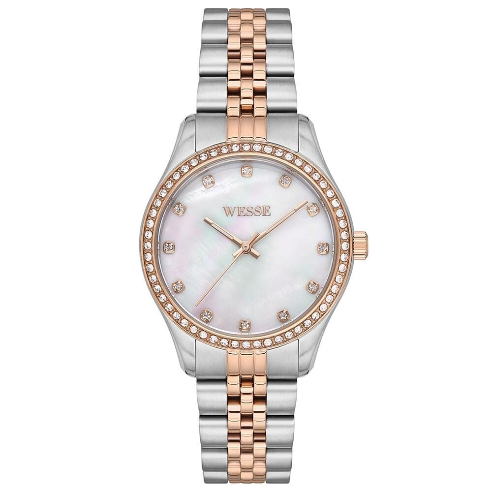 Wesse WWL109704 34 mm Rose Gold / Metalik Gri Kadın Kol Saati