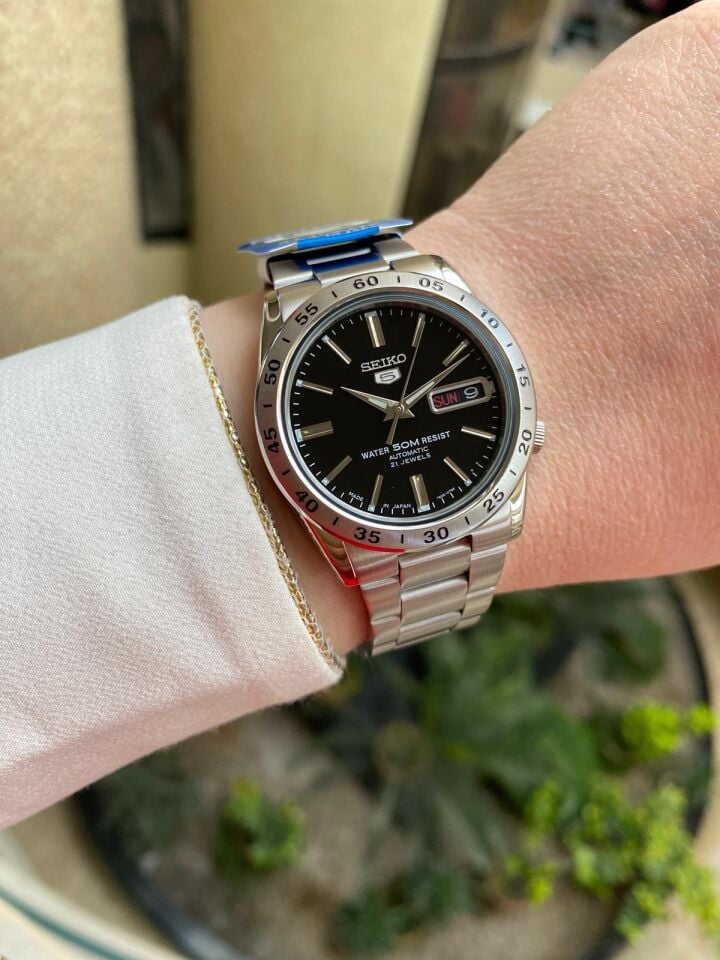 Seiko 5 Japan SNKE01J1 Çelik 39 mm Gri Otomatik Erkek Kol Saati