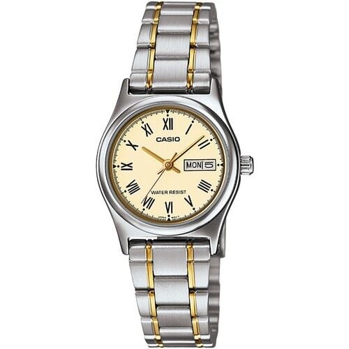 Casio LTP-V006SG-9BUDF Quartz Çelik Gri Altın Rengi 25 mm Kadın Kol Saati