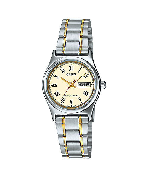 Casio LTP-V006SG-9BUDF Quartz Çelik Gri Altın Rengi 25 mm Kadın Kol Saati