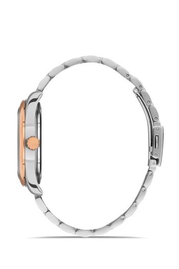 Ferro 42 mm Rose ve Gümüş Çelik Kordon Erkek Kol Saati F11240A-E3 F11240A-E3