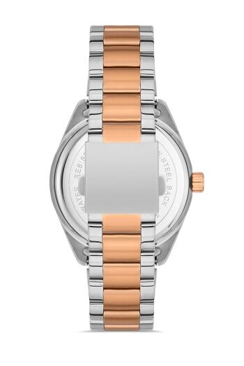 Ferro 42 mm Rose ve Gümüş Çelik Kordon Erkek Kol Saati F11240A-E3 F11240A-E3