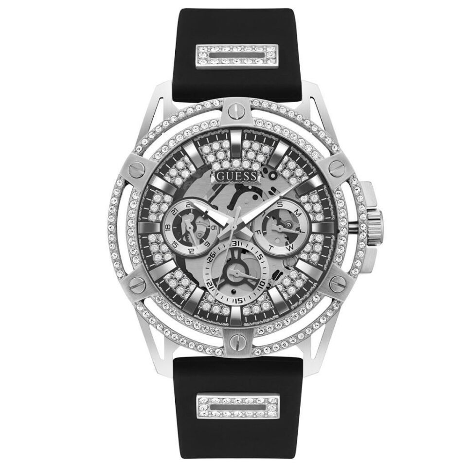 Guess GUGW0537G1 48 mm Siyah Erkek Kol Saati