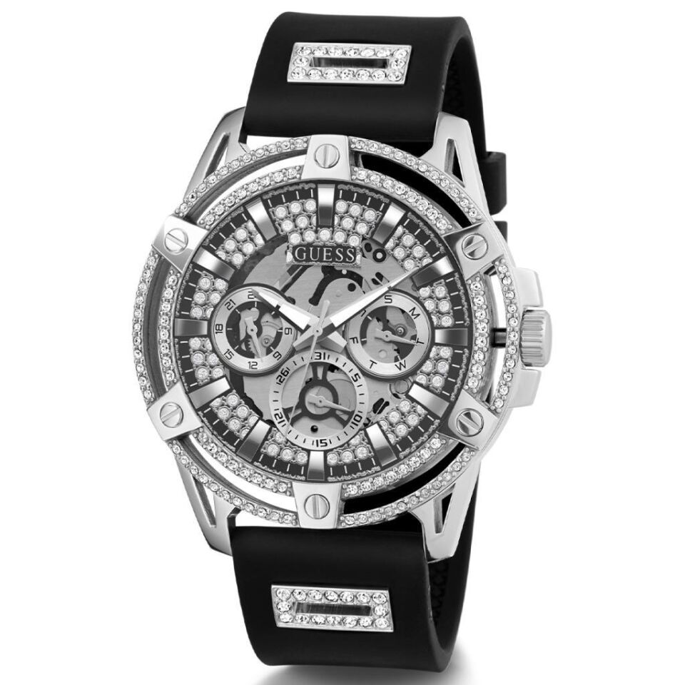 Guess GUGW0537G1 48 mm Siyah Erkek Kol Saati