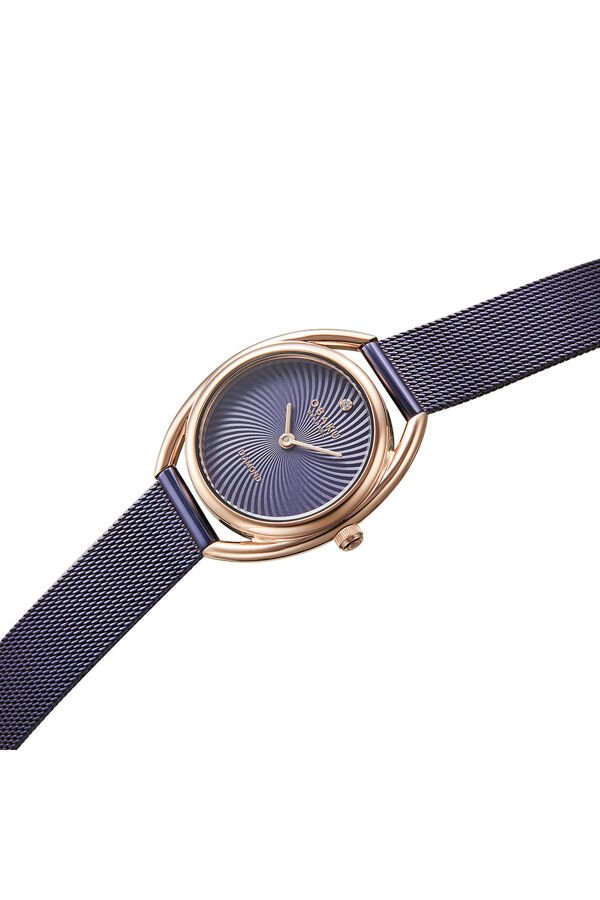 Obaku Denmark V286LXVQMQ Quartz Hasır Mor Safir Cam 29 mm Kadın Kol Saati