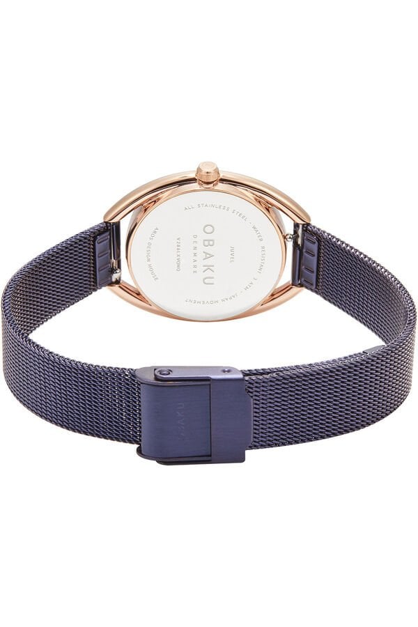 Obaku Denmark V286LXVQMQ Quartz Hasır Mor Safir Cam 29 mm Kadın Kol Saati