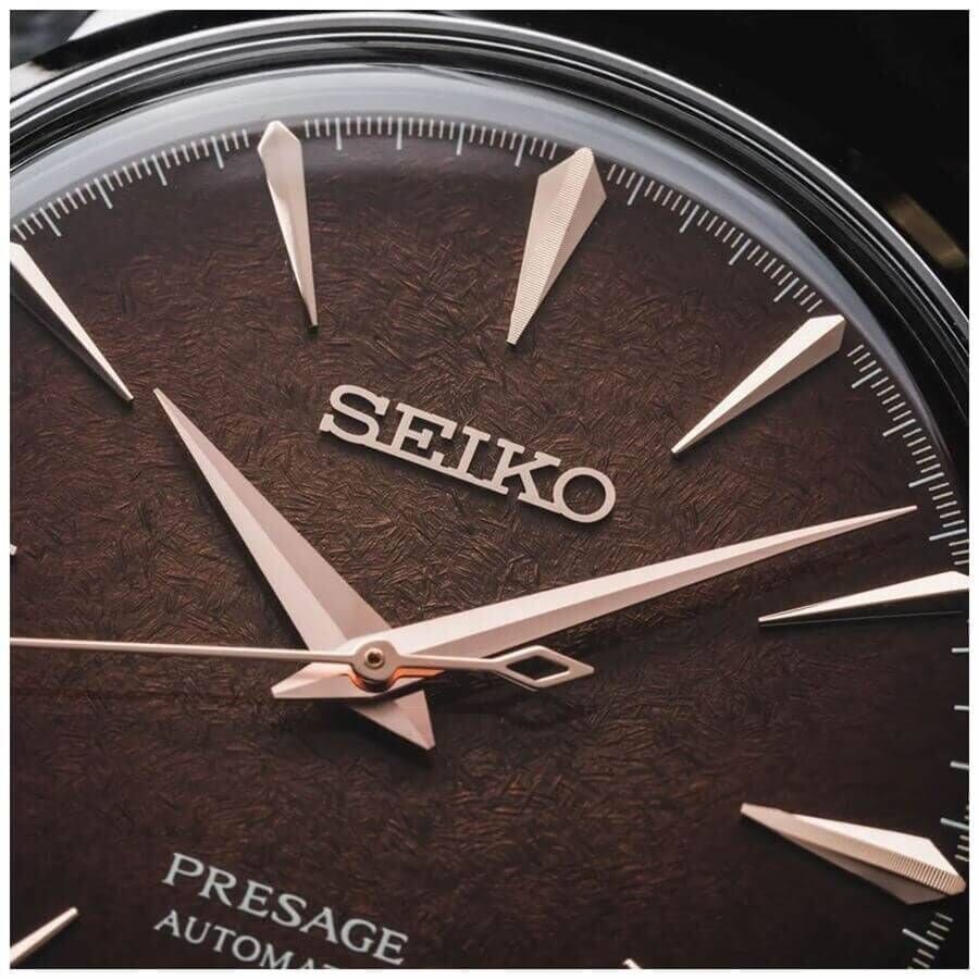 Seiko HCB003J1 Otomatik Deri Kahverengi 39 mm Erkek Kol Saati