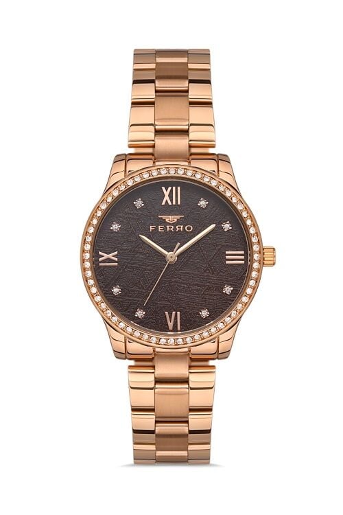 Ferro FL21286A-C6 36 mm Rose Kadın Saat