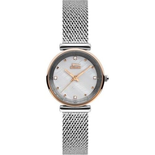 Slazenger SL.09.1821.2.02 30 mm Hasır Sedef Kadran Kadın Kol Saati