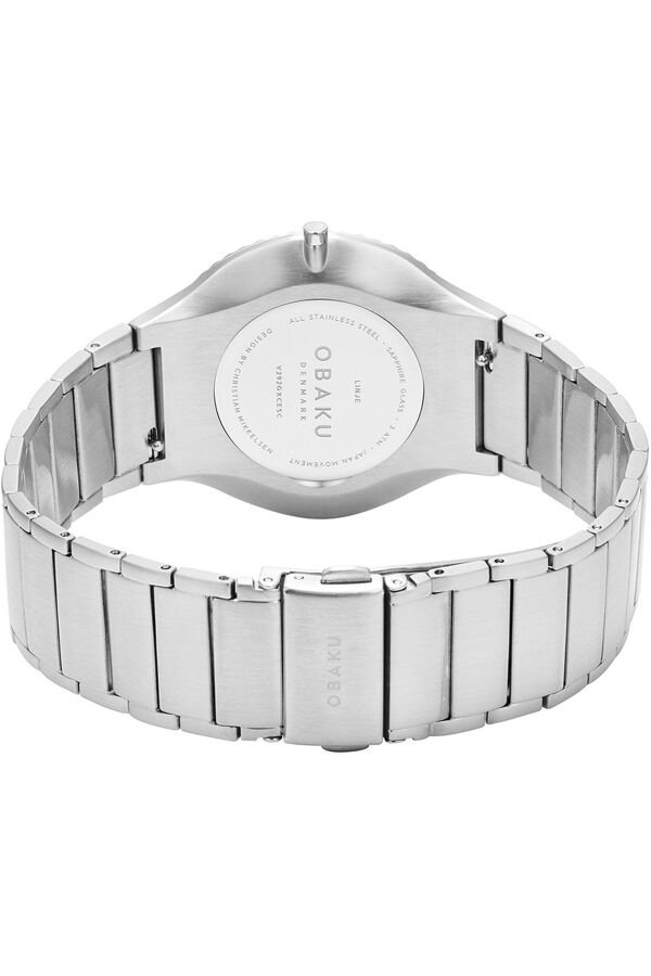 Obaku Denmark V292GXCESC Quartz Çelik Gri Yeşil Kadran 40 mm Erkek Kol Saati
