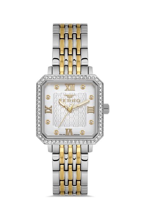 Ferro FL40142A-D Quartz Çelik Altın/Rengi 26 mm Kadın Kol Saati