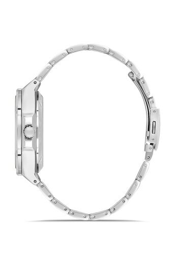 Ferro Otomatik Çelik Gri Mavi Kadran 44 mm  Erkek Kol Saati