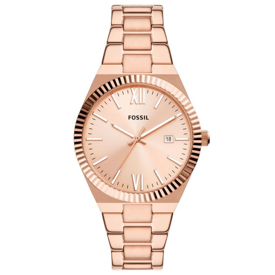 Fossil FES5258 Çelik Rose Gold 38 mm  Kadın Kol Saati