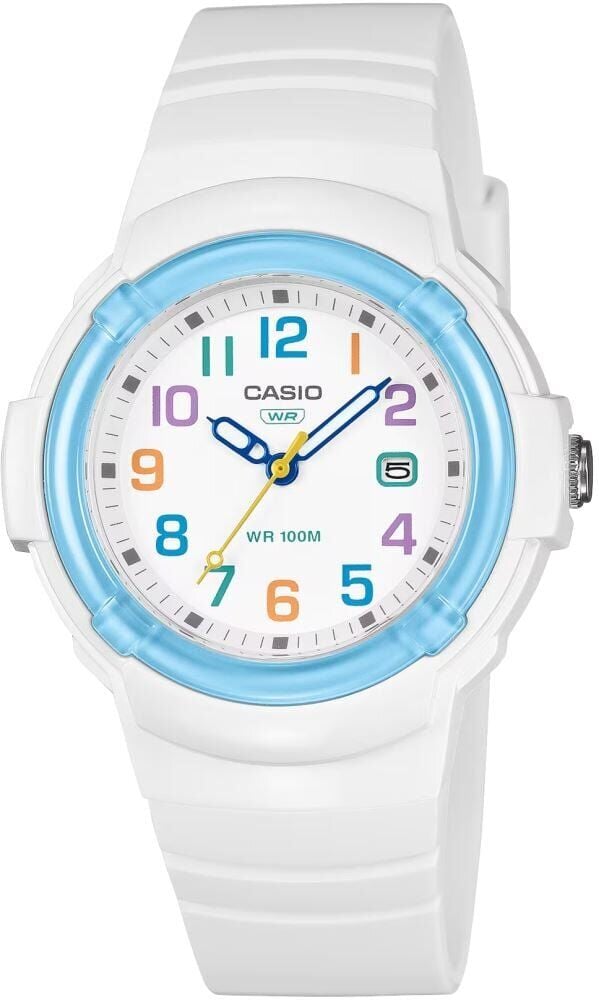 Casio LX-800H-7A2VDF Quartz Silikon Kordon Beyaz 35 mm Kadın Kol Saati