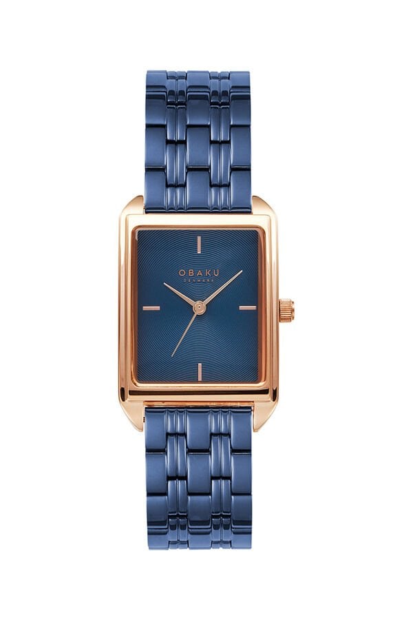 Obaku Denmark V293LXVLSL Quartz Çelik Mavi Lacivert Kadran 24 mm Kadın Kol Saati