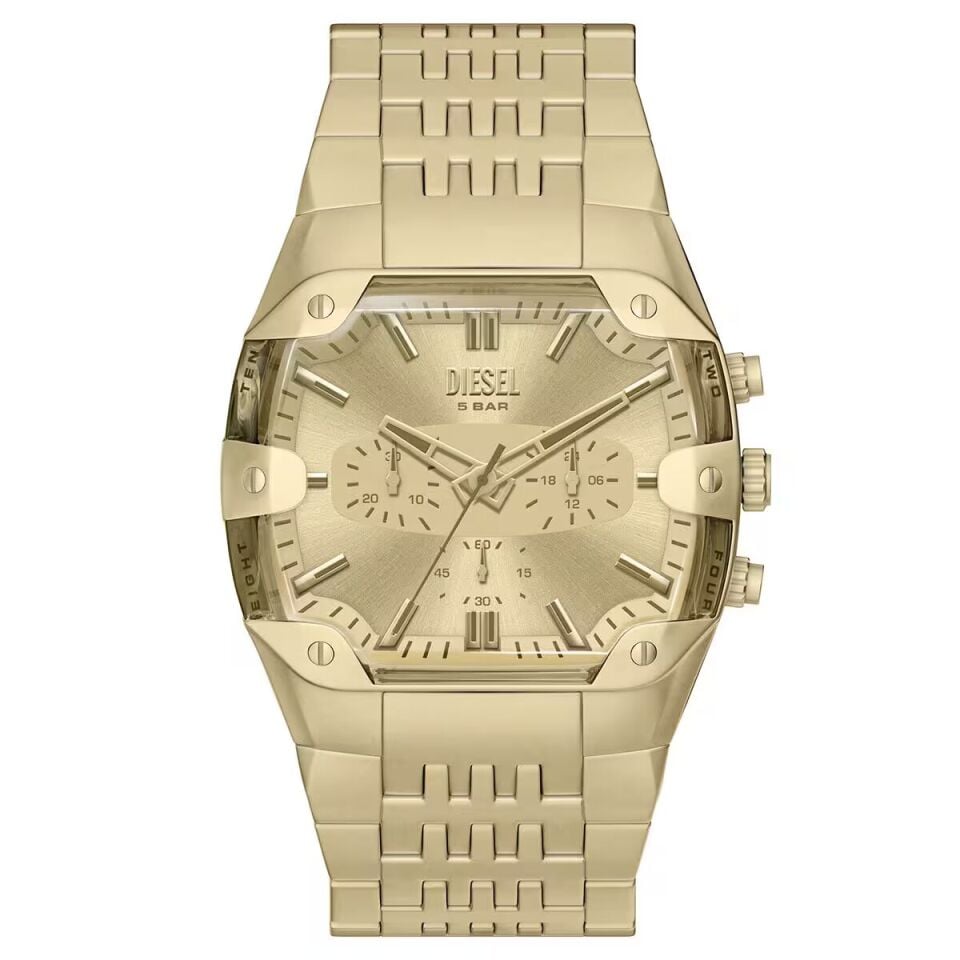 Diesel DZ4718 Quartz Çelik Altın Rengi 45 mm Erkek Kol Saati