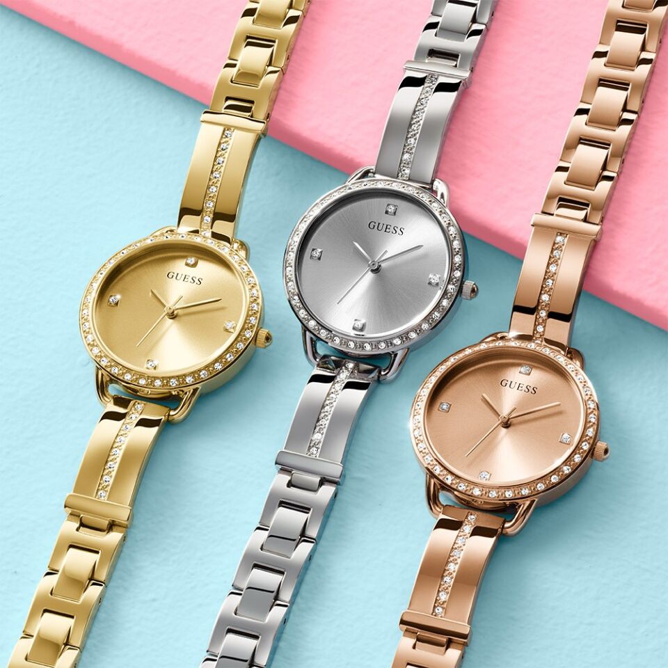 Guess GUGW0022L1 Quartz Çelik Gri 30 mm Kadın Kol Saati