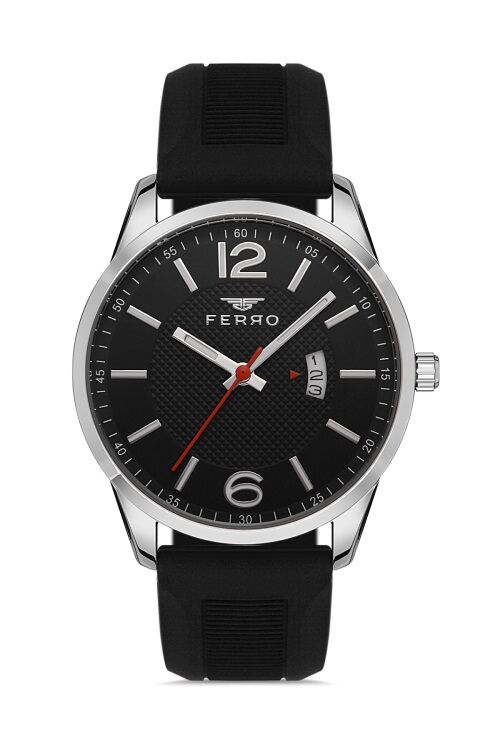 F11316D-J2 43 mm Siyah Erkek Kol Saati