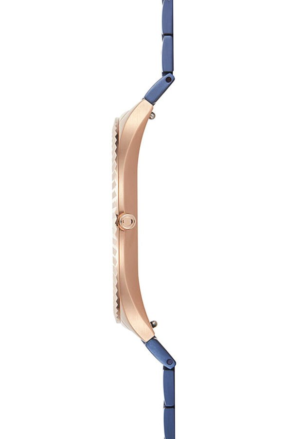 Obaku Denmark V292GXVLSL Quartz Çelik Mavi Lacivert Kadran 40 mm Erkek Kol Saati