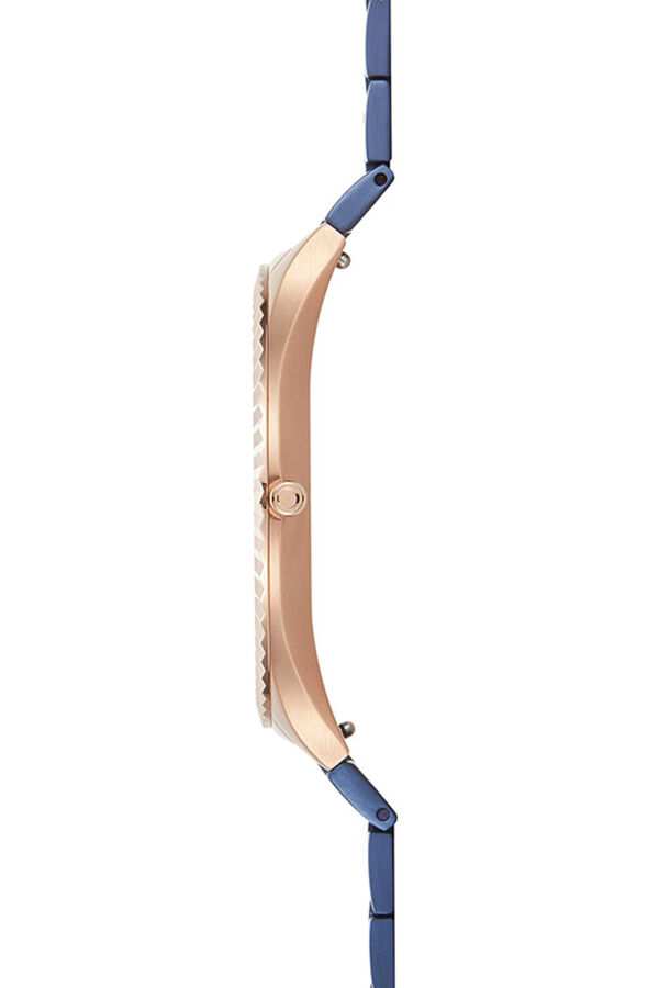Obaku Denmark V292GXVLSL Quartz Çelik Mavi Lacivert Kadran 40 mm Erkek Kol Saati