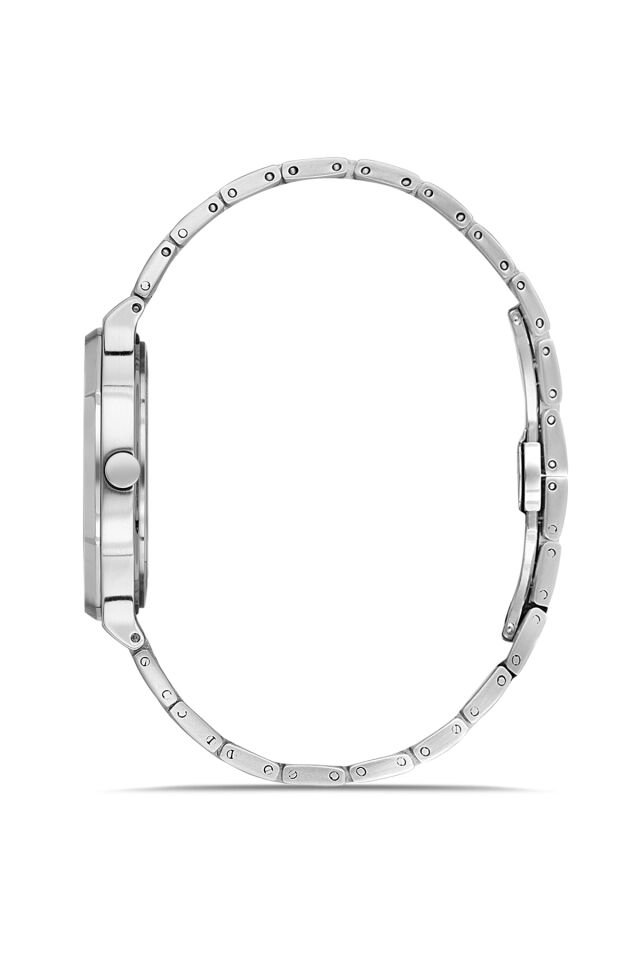 Ferro Gümüş Çelik Kordon Erkek Kol Saati FM40151A-A15 Tüm Fonksiyonlar Aktif 3 ATM Su Geçirmez