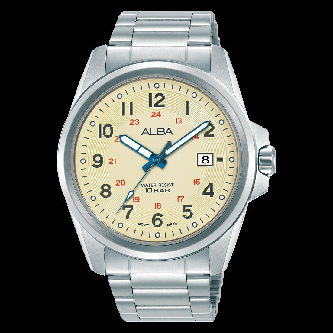 Alba AS9W05X1 Quartz Çelik Gri 10 ATM 42 mm Erkek Kol Saati
