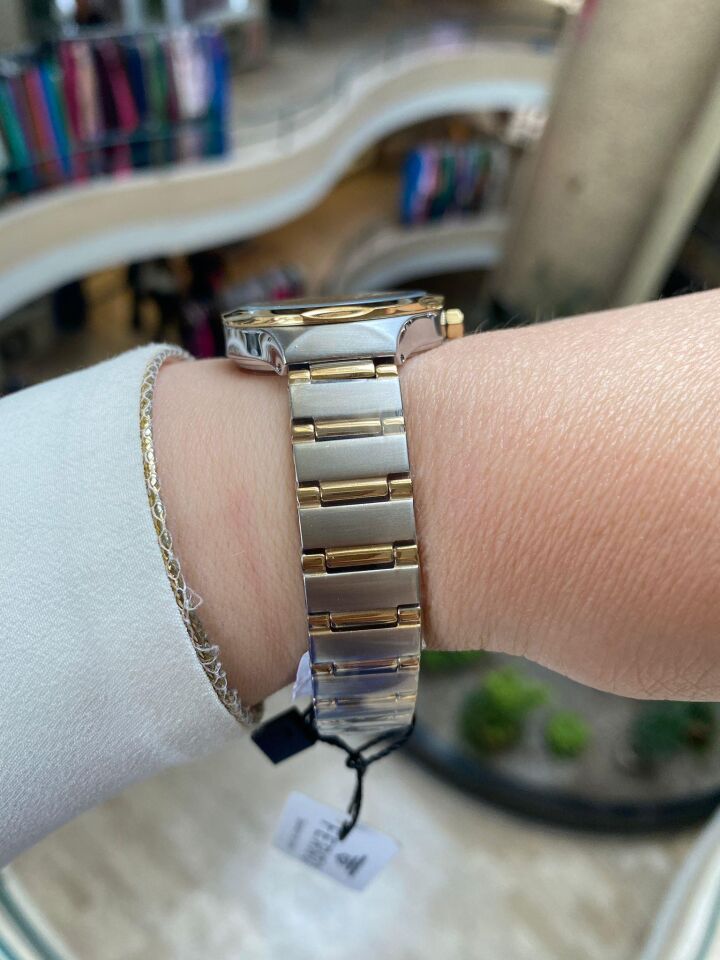 Ferro FL40114A-D Quartz Çelik Gold Gri 32 mm Kadın Kol Saati
