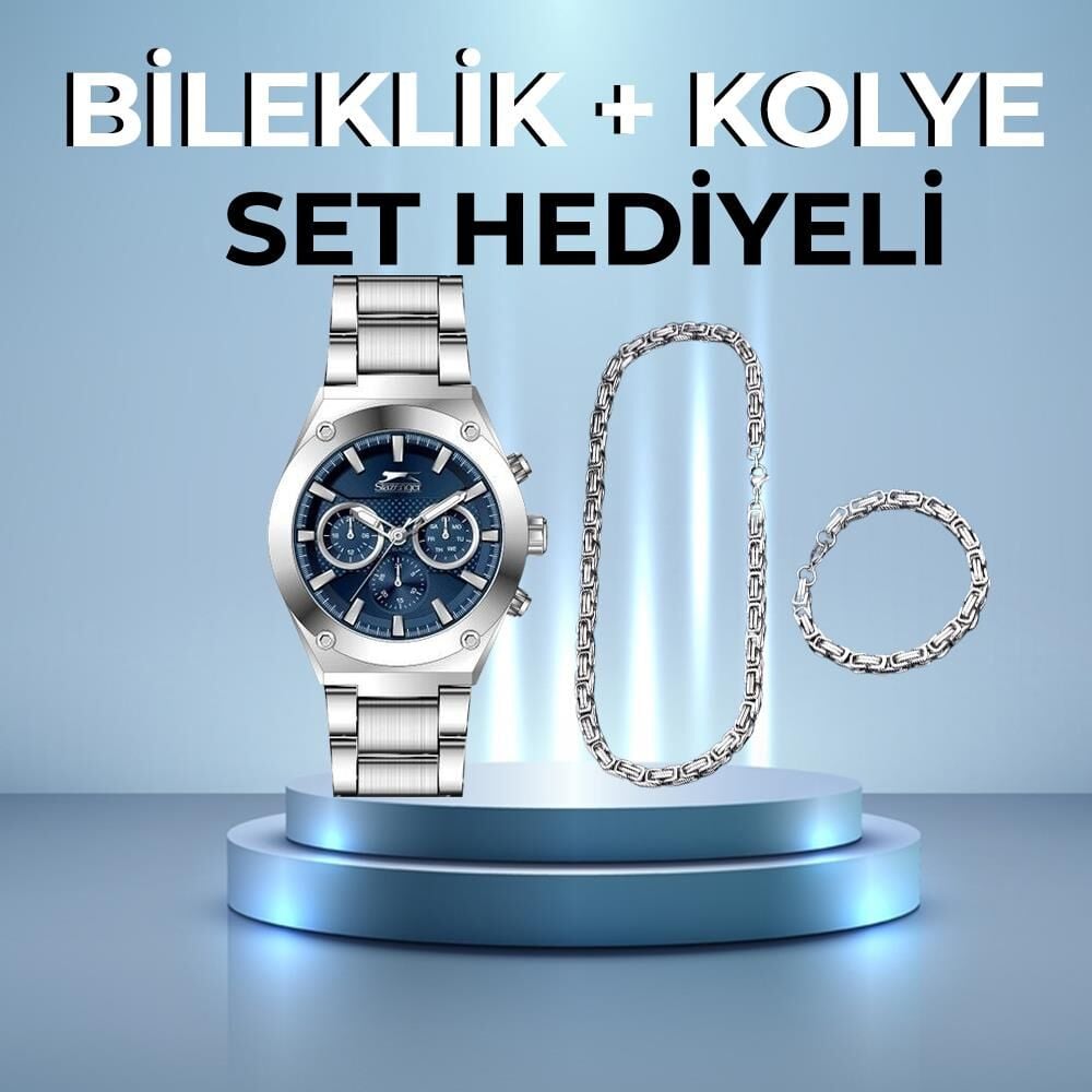 Slazenger Sl.09.1888.2.04 45 mm Çelik Erkek Kol Saati AYNI GÜN KARGO