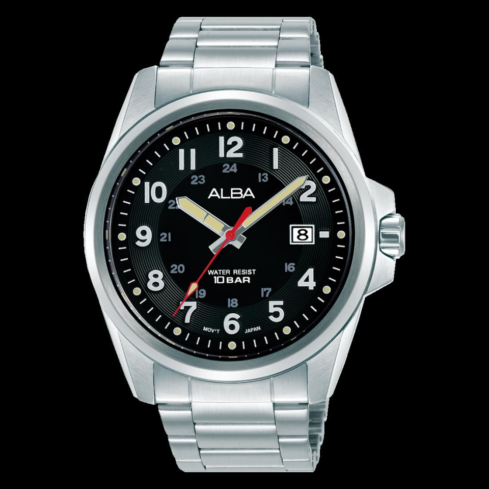 AS9W03X1 Alba Quartz Çelik Gri Siyah Kadran 10 ATM 42 mm Erkek Kol Saati