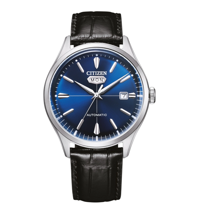 Citizen NH8390-20LC Otomatik Deri Siyah 40 mm Erkek Kol Saati