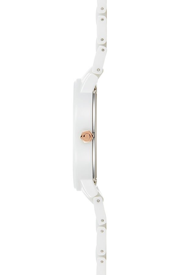 Obaku Denmark V280LDWWCW Quartz Seramik Beyaz Kadran 38 mm Kadın Kol Saati