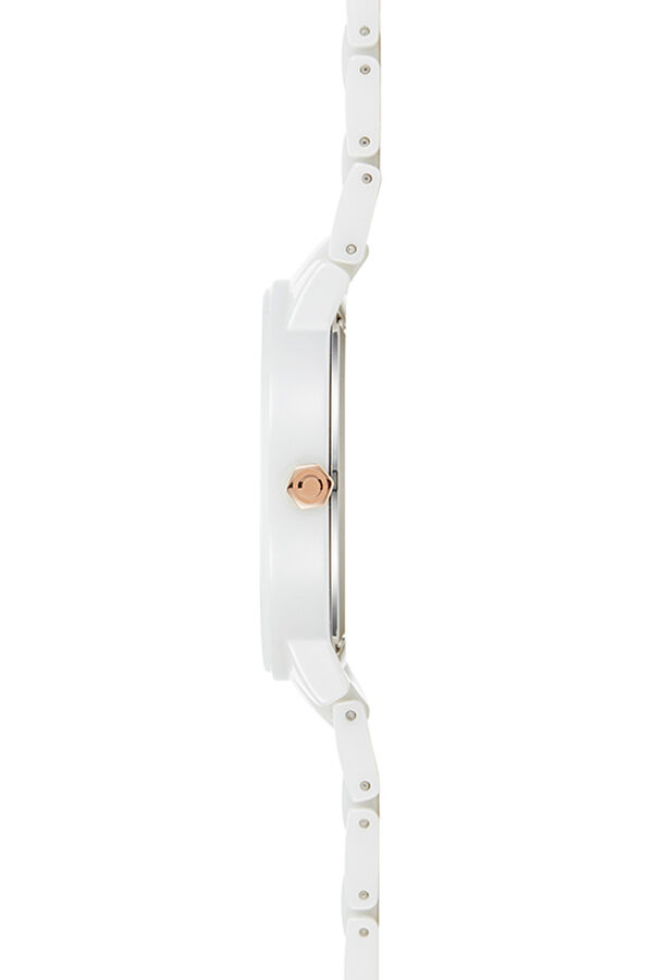 Obaku Denmark V280LDWWCW Quartz Seramik Beyaz Kadran 38 mm Kadın Kol Saati