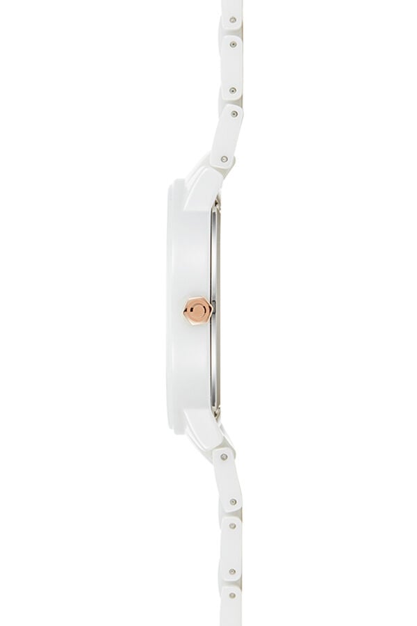 Obaku Denmark V280LDWWCW Quartz Seramik Beyaz Kadran 38 mm Kadın Kol Saati